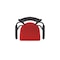 Holland Bar Stool Co Jackie with Arms 30 in. Swivel Bar Stool with Black Wrinkle Finish and Canter Red Seat 415 - alternate 9